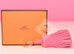 Hermes Rose Azalea Carmen Keychain Bag Charm