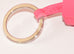 Hermes Rose Azalea Carmen Keychain Bag Charm