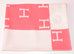 Hermes Baby Pink Wool Cashmere H Avalon Blanket