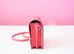 Hermes Roulis Mini 18 Rose Azalee Evergrain Handbag