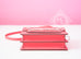Hermes Roulis Mini 18 Rose Azalee Evergrain Handbag