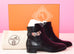 Hermes Womens Black Néo Kelly Boots 36.5 Shoes