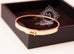 Hermes Rose Gold 4 Diamonds Kelly Bracelet SH