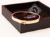 Hermes Rose Gold 4 Diamonds Kelly Bracelet SH
