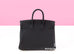 Hermes Birkin 25 Black Togo - back