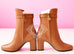 Hermes Womens Camel Joueuse Kelly Boots 37 Shoes