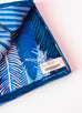 Hermes "Jaguar Quetzal" Blue Cashmere 140 GM Shawl Scarf