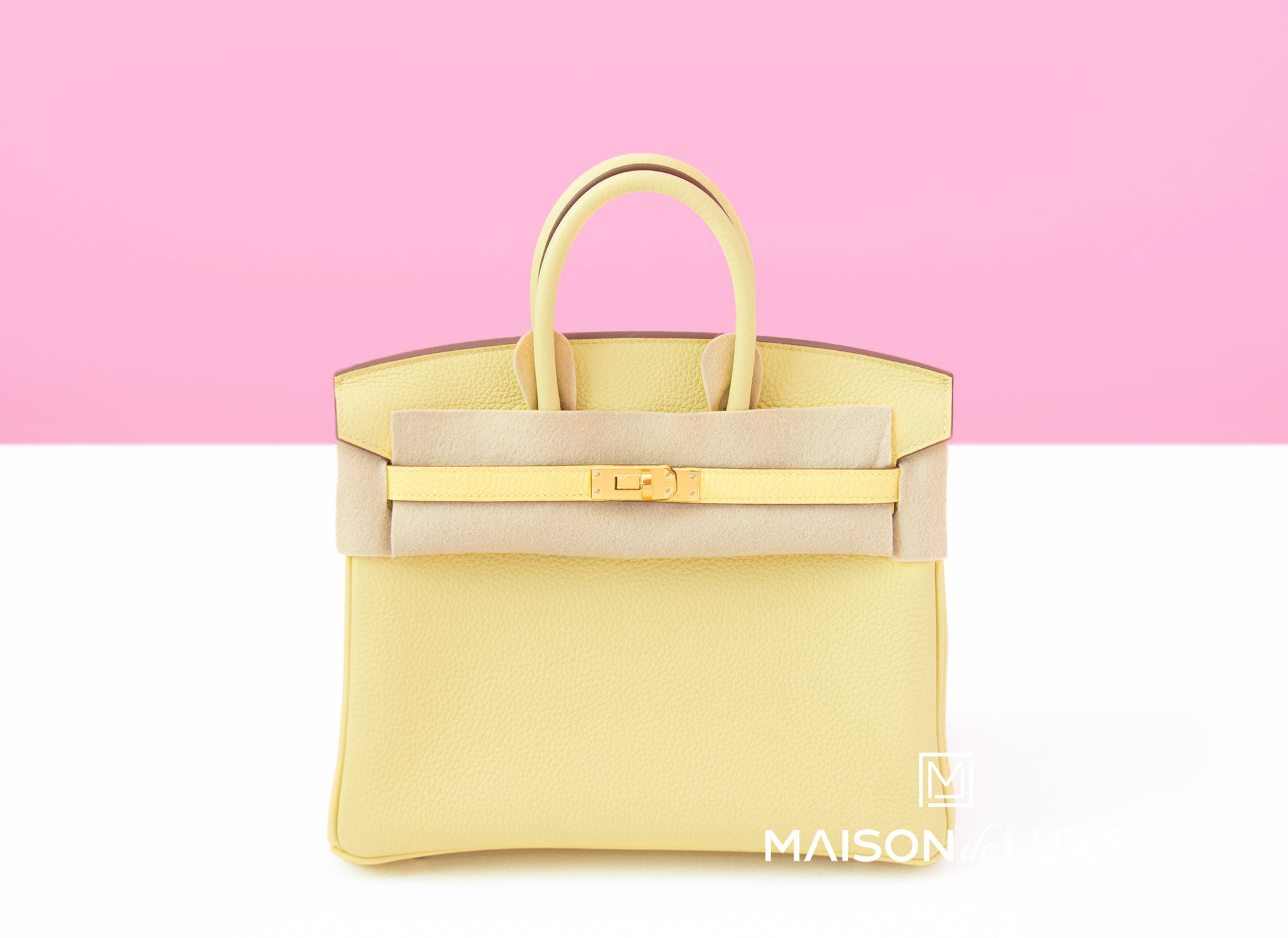 hermes kelly jaune poussin