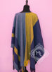 Hermes Cashmere Wool Blue Rocabar Casaque Poncho Cape