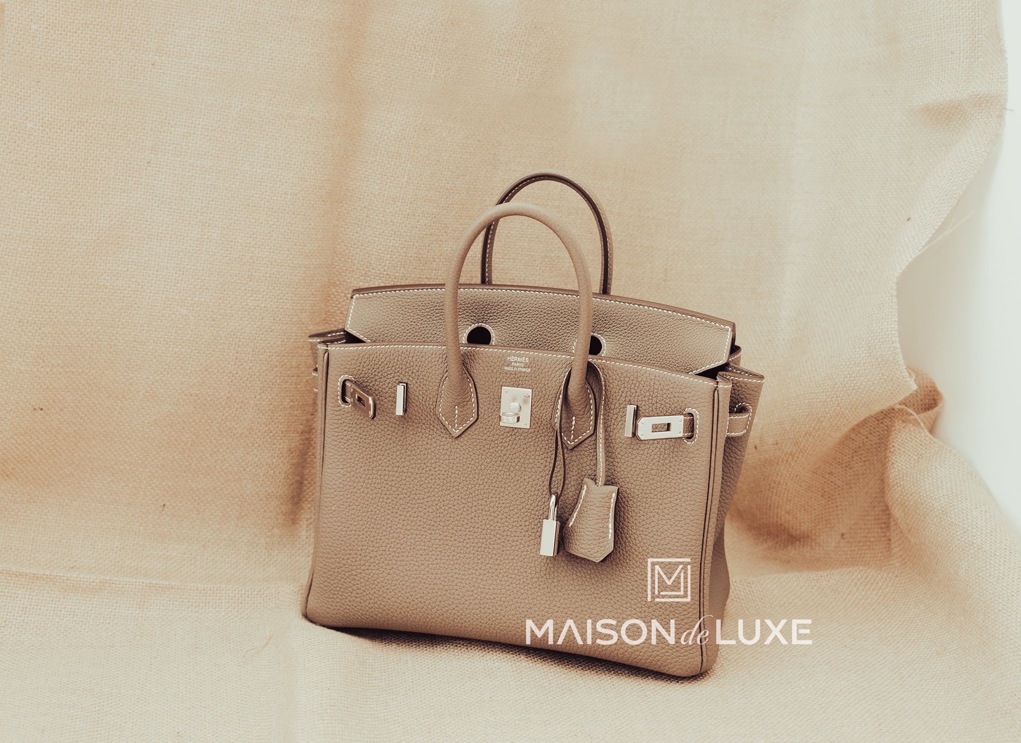 Hermes Birkin 25 Etoupe Togo Gold Hardware – Madison Avenue Couture