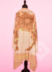 Hermes "Cheval Sur Mon Carre" CSMC Beige Cashmere 140 GM Shawl Scarf