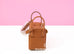 Hermes Gold Brown Clemence Lindy 26 Handbag