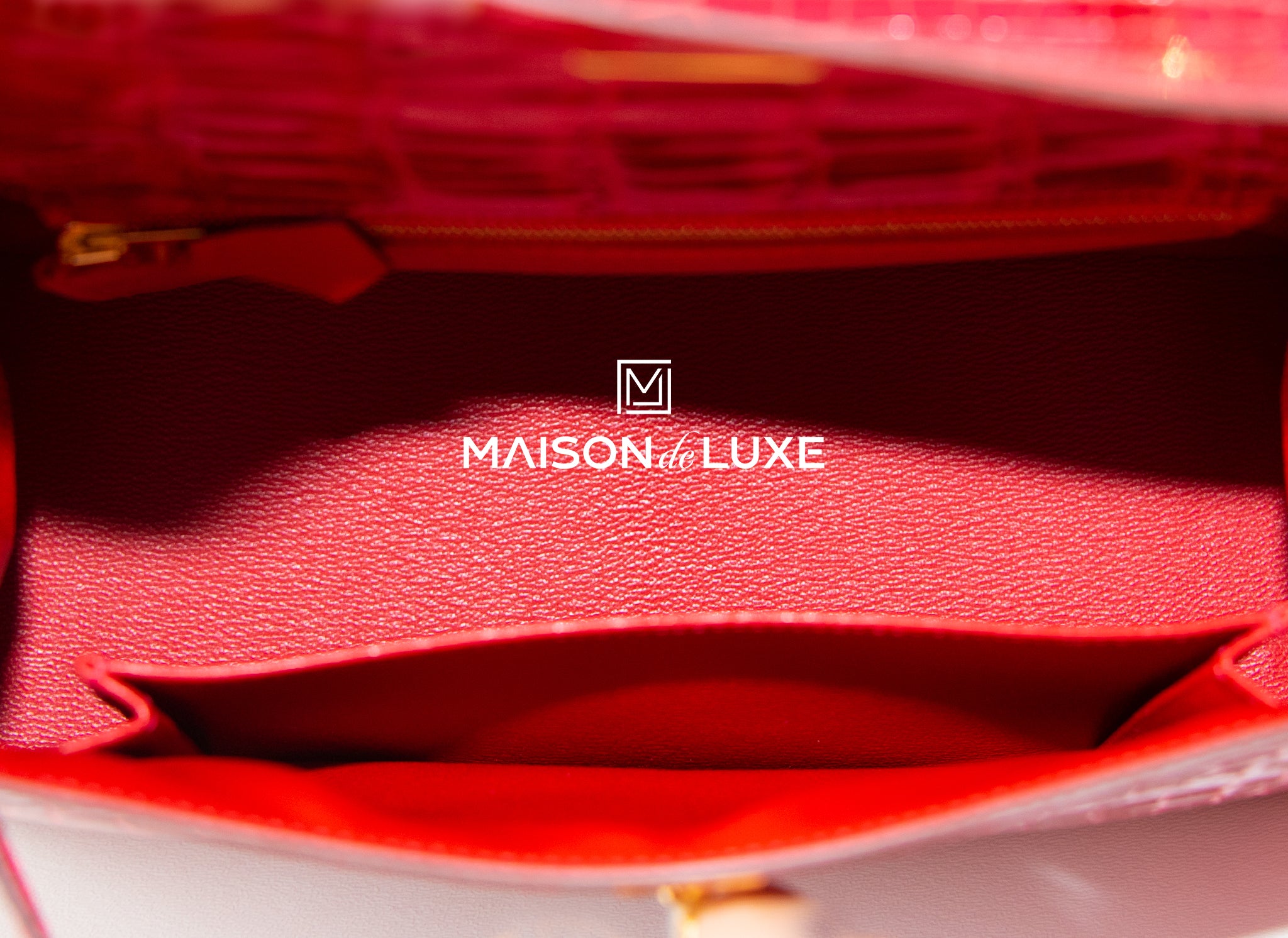 Hermes Braise Red Ferrari Crocodile Birkin 25 Handbag Kelly Bag – MAISON de  LUXE