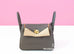 Hermes Etain Gray Clemence Lindy 26 Handbag