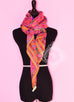 Hermes "Peuple du Vent" Rose Indien Cashmere 140 GM Shawl Scarf