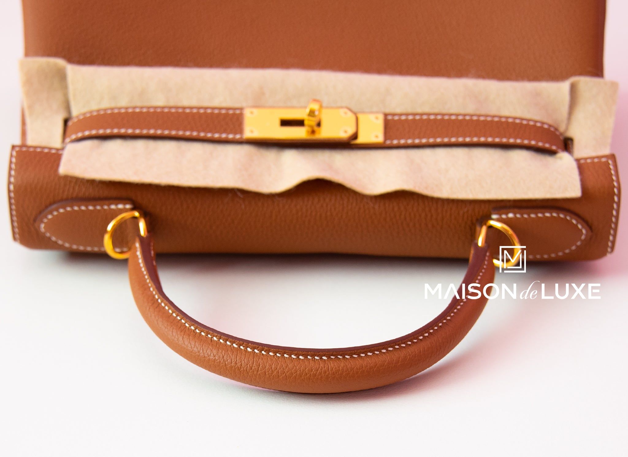 Kelly dépêches leather bag Hermès Brown in Leather - 34484921