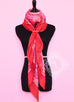 Hermes "Aux Portes du Palais" Framboise Rose Mauve Cashmere 140 GM Shawl