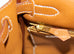 Hermes Gold Tan Brown GHW Togo Kelly 28 Handbag