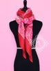 Hermes "Aux Portes du Palais" Framboise Rose Mauve Cashmere 140 GM Shawl