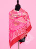 Hermes "Aux Portes du Palais" Framboise Rose Mauve Cashmere 140 GM Shawl