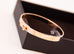 Hermes Rose Gold Diamond Kelly Bracelet ST