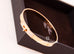 Hermes Rose Gold Diamond Kelly Bracelet ST