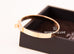 Hermes Rose Gold Diamond Kelly Bracelet ST