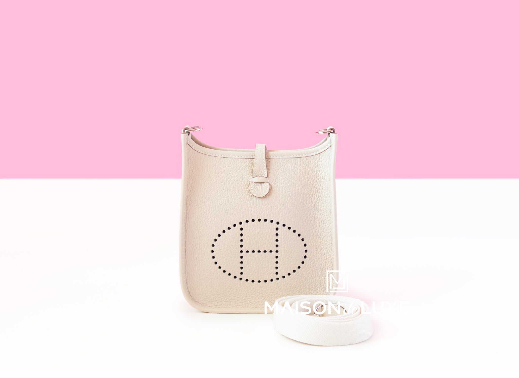 Hermes Mini Evelyne TPM Beige de Weimar e Crossbody Bag – Mightychic