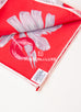 Hermes "Bracelets de Lumiere" Red Twill Silk 90 cm Scarf