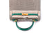 Hermes Kelly Sellier 25 Gris Tourterelle + Vert Emeraude HSS Crocodile Alligator Handbag