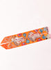 Hermes Epaulettes Orange Turquoise Vert Twilly