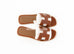 Hermes Women's Gold Oran Sandal 36