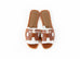 Hermes Women's Gold Oran Sandal 36