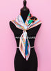Hermes "Robe du Soir" Gris Twill Silk 90 cm Scarf