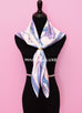 Hermes "Robe du Soir" Mauve Twill Silk 90 cm Scarf
