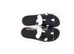 Hermes Men's Noir Black Izmir Sandal 45