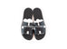 Hermes Men's Noir Black Izmir Sandal 45