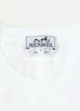 Hermes Men's White Surpiqure H T-Shirt L