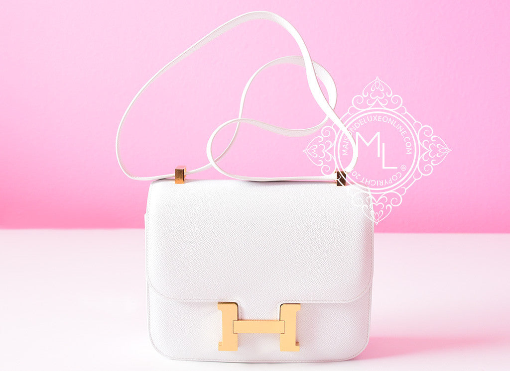 white hermes crossbody bag