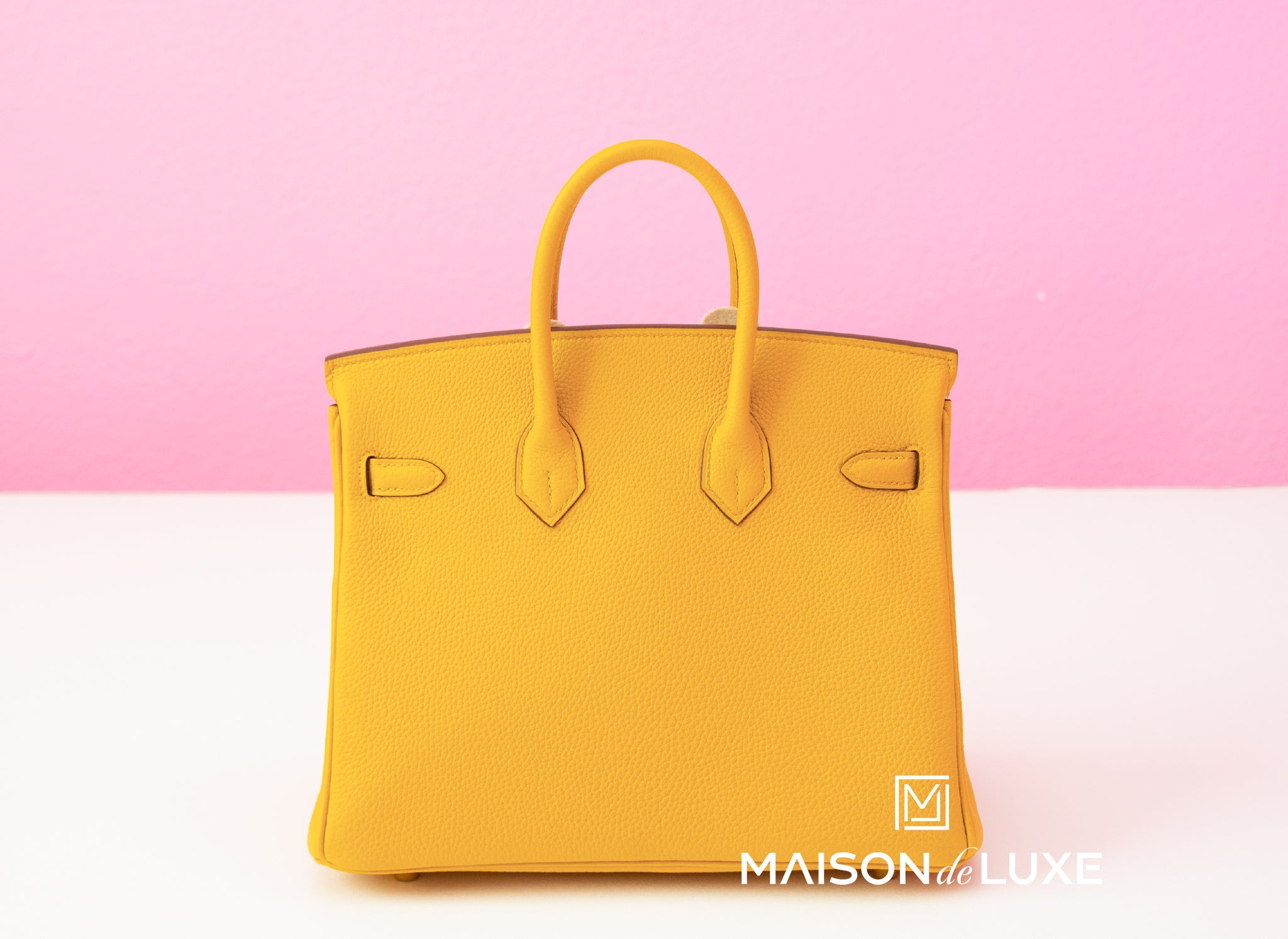 Hermès Birkin 25 Togo Jaune Ambre GHW - Kaialux