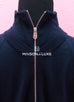 Hermes Men's H En Course Blue Zipped Sweater Jacket M