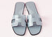 Hermes Womens Sky Blue Oran Sandal Slipper 39 Shoes