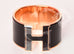 Hermes Black Clic Clac Extra Wide Bracelet PM