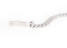Hermes White Gold Diamond Kelly Gourmette Bracelet SH