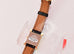 Hermes Gold H Hour Watch PM Black Strap Bracelet