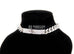 Hermes White Gold Diamond Kelly Gourmette Bracelet SH