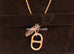 Hermes Etoupe O'Maillon Pendant Necklace