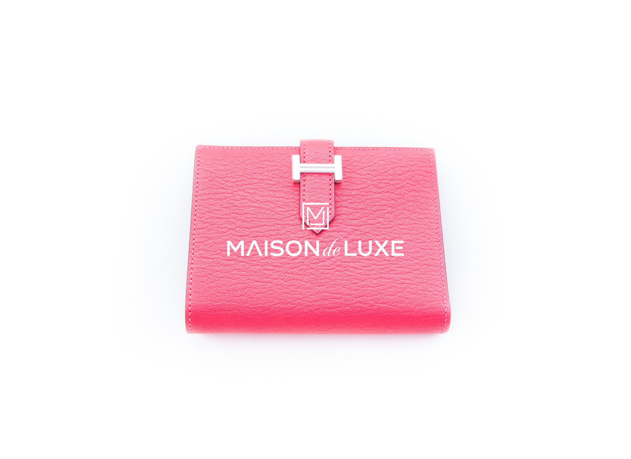 Hermes Dogon Combine Wallet In Rose Lipstick Leather