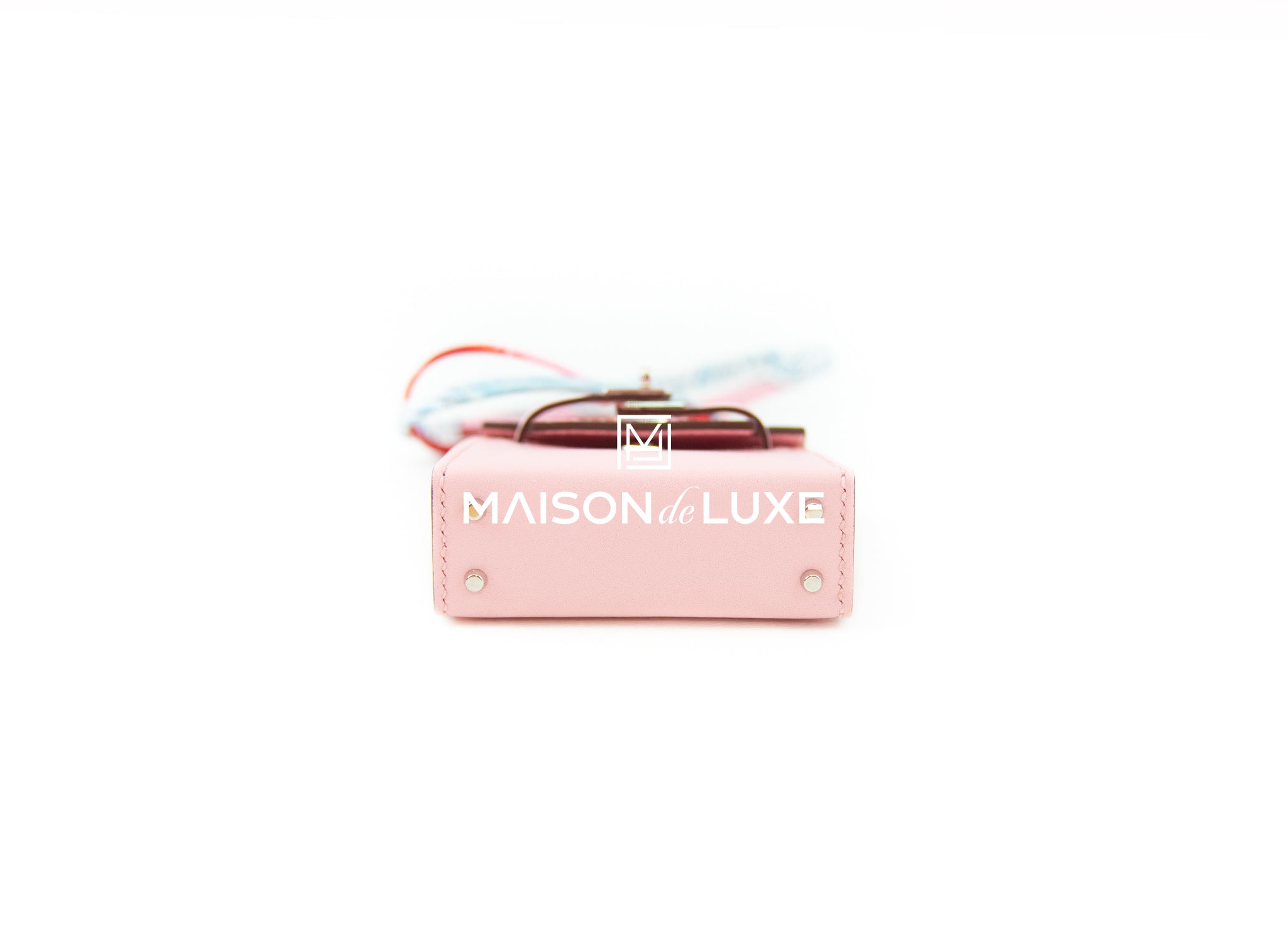 Hermes Rose Jaipur Micro Mini Kelly Twilly Bag Charm – Sellier