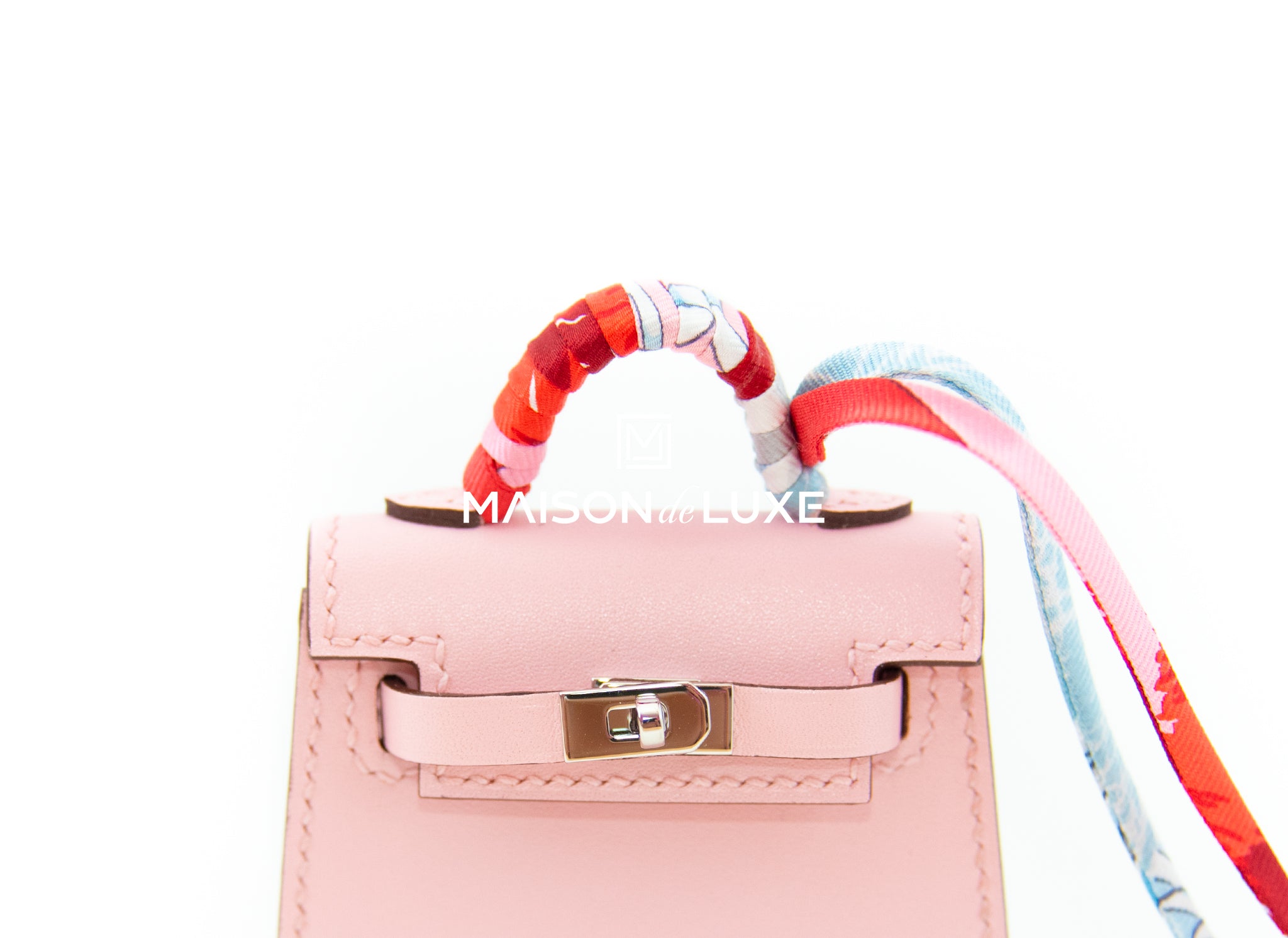 HERMES ROSE SAKURA MINI KELLY PHW, Luxury, Bags & Wallets on Carousell